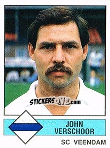 Figurina John Verschoor - Voetbal 1986-1987 - Panini