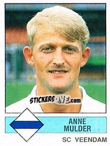 Figurina Anne Mulder - Voetbal 1986-1987 - Panini