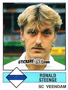 Sticker Ronald Steenge - Voetbal 1986-1987 - Panini