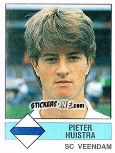 Sticker Pieter Huistra - Voetbal 1986-1987 - Panini