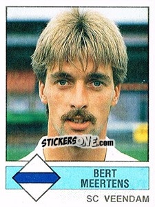 Cromo Bert Meertens - Voetbal 1986-1987 - Panini