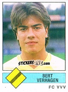 Cromo Bert Verhagen - Voetbal 1986-1987 - Panini