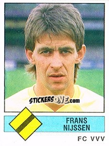 Sticker Frans Nijssen - Voetbal 1986-1987 - Panini