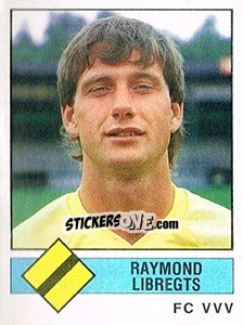Sticker Raymond Libregts - Voetbal 1986-1987 - Panini