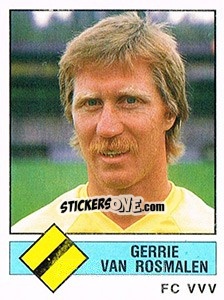 Cromo Gerrie van Rosmalen - Voetbal 1986-1987 - Panini