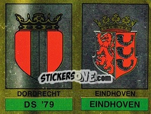 Sticker Ds'79 / Eindhoven - Voetbal 1986-1987 n. 344 - Panini