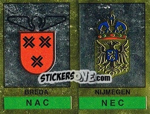 Sticker Nac / Nec - Voetbal 1986-1987 n. 348 - Panini