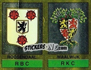 Sticker Rbc / Rkc - Voetbal 1986-1987 - Panini