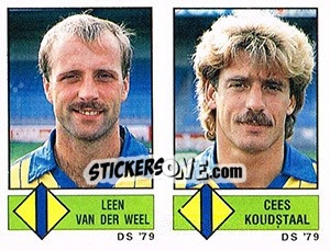 Cromo Leen van der Weel / Cees Koudstaal