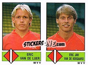 Sticker Eric van de Luer / Eric Jan van de Boogaard - Voetbal 1986-1987 n. 405 - Panini