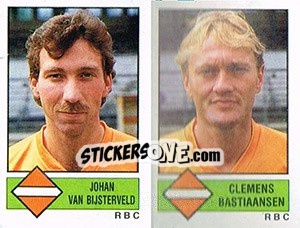 Figurina Johan van Bijsterveld / Clemens Bastiaansen - Voetbal 1986-1987 - Panini