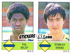 Sticker Pal Beloy / Stanley Brard - Voetbal 1986-1987 n. 427 - Panini