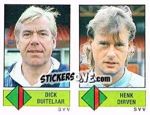 Figurina Dick Buitelaar / Henk Dirven - Voetbal 1986-1987 n. 431 - Panini