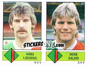 Figurina Hans Loovens / Henk Salari - Voetbal 1986-1987 n. 432 - Panini