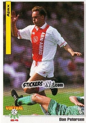 Sticker Dan Petersen - Voetbal Cards 1993-1994 n. 9 - Panini