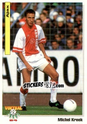 Sticker Michel Kreek - Voetbal Cards 1993-1994 - Panini