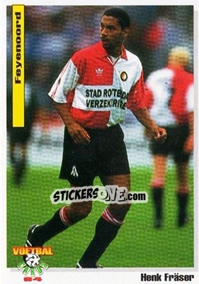 Sticker Henk Fräser - Voetbal Cards 1993-1994 - Panini