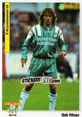 Sticker Rob Maas - Voetbal Cards 1993-1994 - Panini