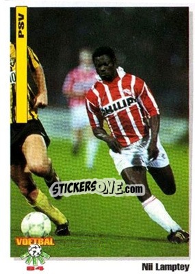 Sticker Nii Lamptey - Voetbal Cards 1993-1994 - Panini