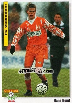 Sticker Hans Bond - Voetbal Cards 1993-1994 n. 62 - Panini