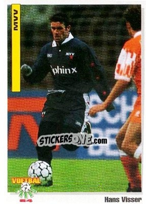 Sticker Hans Visser - Voetbal Cards 1993-1994 - Panini