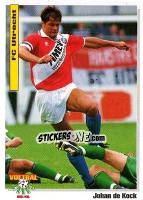 Figurina Johan De Kock - Voetbal Cards 1993-1994 - Panini