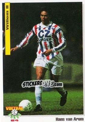 Sticker Hans Van Arum - Voetbal Cards 1993-1994 - Panini