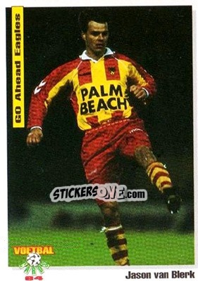 Sticker Jason Van Blerk - Voetbal Cards 1993-1994 - Panini
