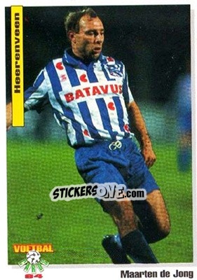 Sticker Maarten De Jong - Voetbal Cards 1993-1994 - Panini