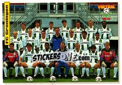 Cromo FC Groningen - Voetbal Cards 1993-1994 - Panini