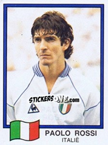 Sticker Paolo Rossi (Italy) - Voetbal 1982-1983 n. 1 - Panini