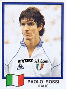 Sticker Paolo Rossi (Italy) - Voetbal 1982-1983 - Panini