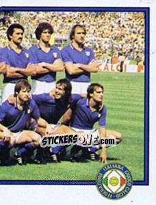 Sticker Team Italy - Voetbal 1982-1983 n. 3 - Panini