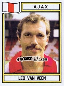 Sticker Leo van Veen - Voetbal 1982-1983 n. 9 - Panini