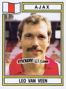 Sticker Leo van Veen - Voetbal 1982-1983 - Panini