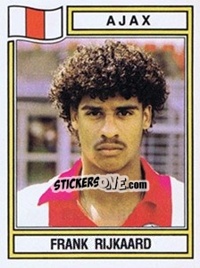 Sticker Frank Rijkaard - Voetbal 1982-1983 n. 13 - Panini