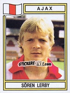 Sticker Soren Lerby - Voetbal 1982-1983 n. 14 - Panini