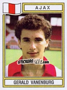 Sticker Gerald Vanenburg - Voetbal 1982-1983 n. 15 - Panini
