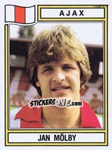 Sticker Jan Molby - Voetbal 1982-1983 - Panini
