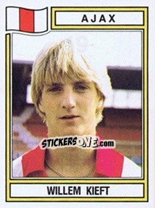 Sticker Willem Kieft - Voetbal 1982-1983 - Panini