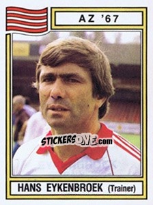 Sticker Hans Eykenbroek - Voetbal 1982-1983 - Panini