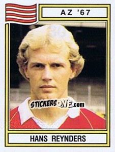 Sticker Hans Reynders - Voetbal 1982-1983 - Panini