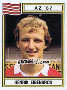 Sticker Henrik Eigenbrod - Voetbal 1982-1983 - Panini