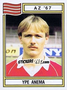 Sticker Ype Anema - Voetbal 1982-1983 - Panini