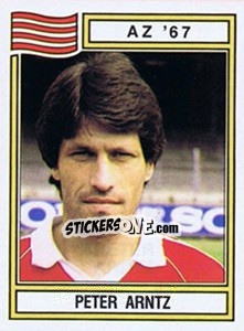 Sticker Peter Arntz - Voetbal 1982-1983 - Panini