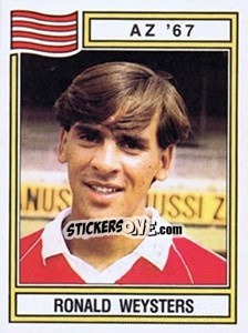 Sticker Ronald Weysters - Voetbal 1982-1983 n. 37 - Panini