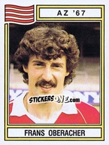 Sticker Frans Oberacher - Voetbal 1982-1983 n. 39 - Panini