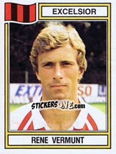 Sticker Rene Vermunt - Voetbal 1982-1983 n. 42 - Panini