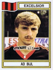 Sticker Ad Bijl - Voetbal 1982-1983 - Panini
