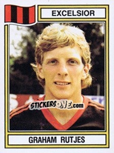 Sticker Graham Rutjes - Voetbal 1982-1983 - Panini